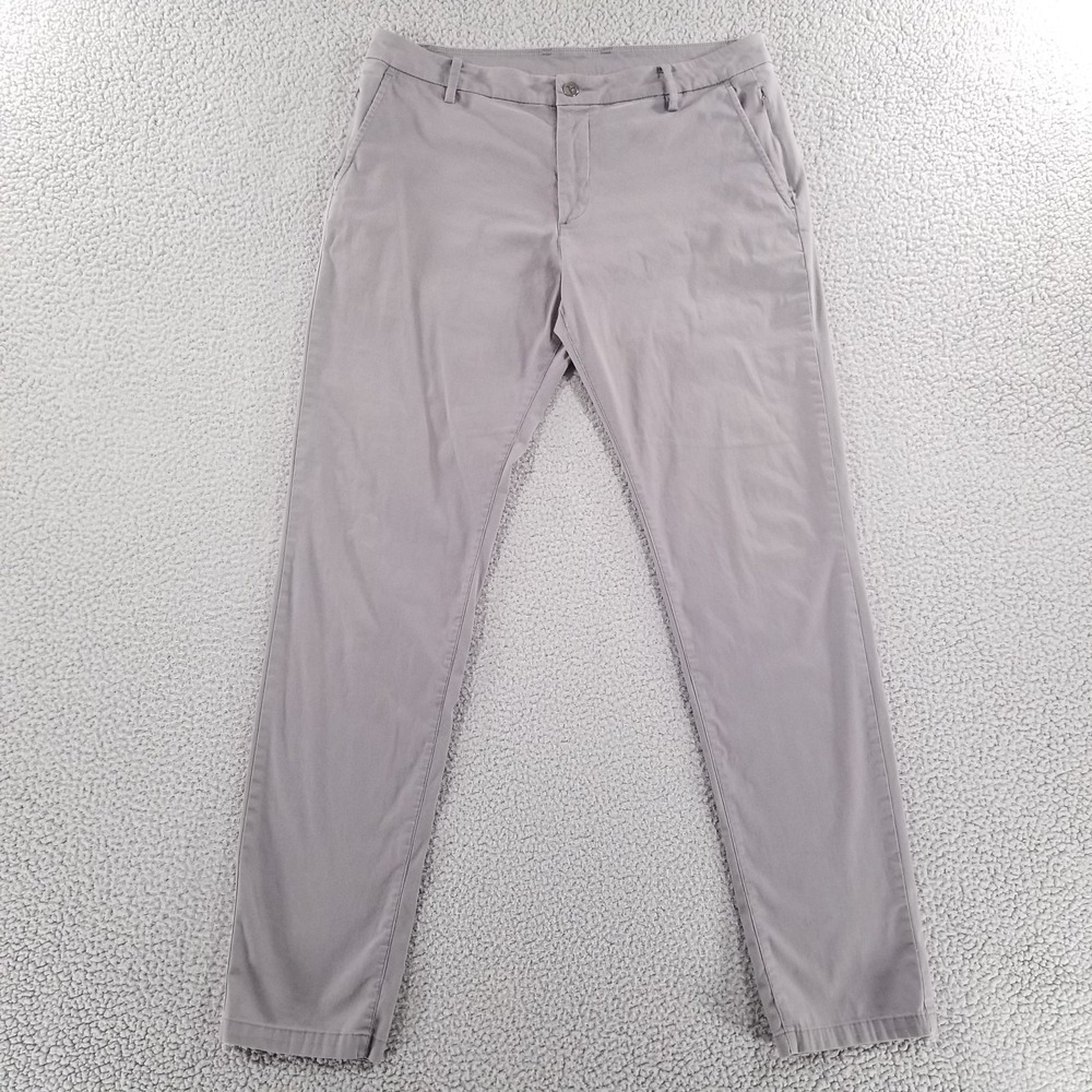Birddogs Pants Mens 36x34 Gray Unlined Performance Stretch Chino (Tag 36x36)